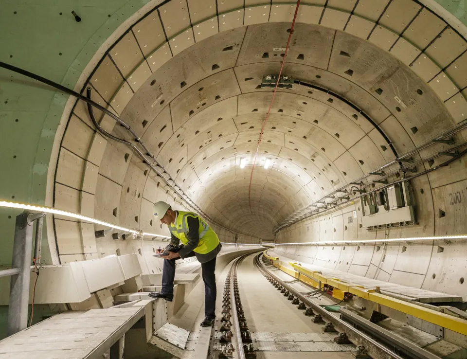 Working In A Train Tunnel