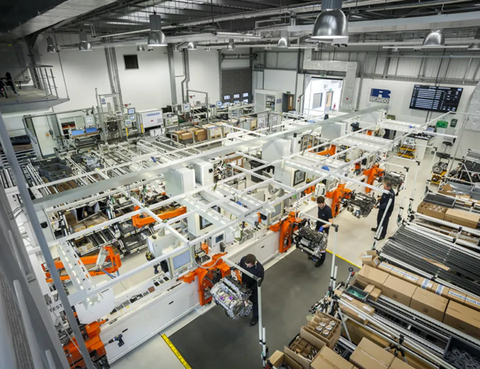 Mclaren Engine Production Line