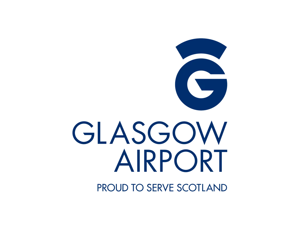 Glasgow Airport Logo.Wine