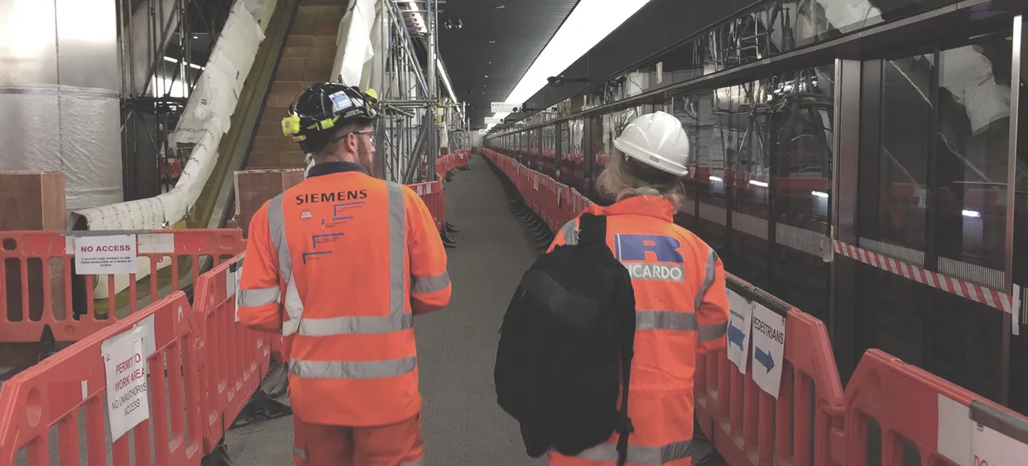 Elizabeth Line Crossrail London Railway Safety Tour