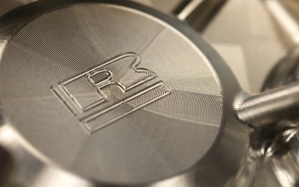 Machined Component With Ricardo Logo