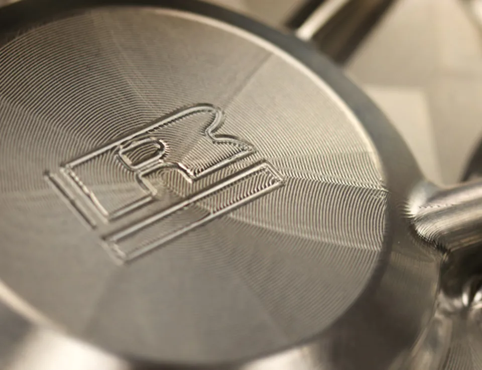 Machined Component With Ricardo Logo