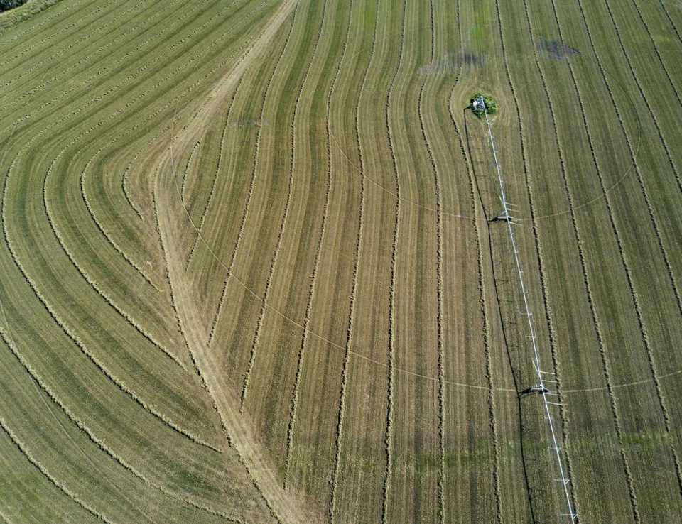 Agriculture Aerial Panorama