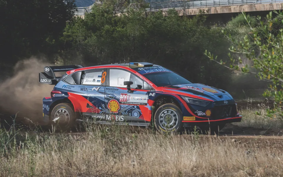 Hyundai Motorsport Secure A 1 2 Victory At Sardinia Rally