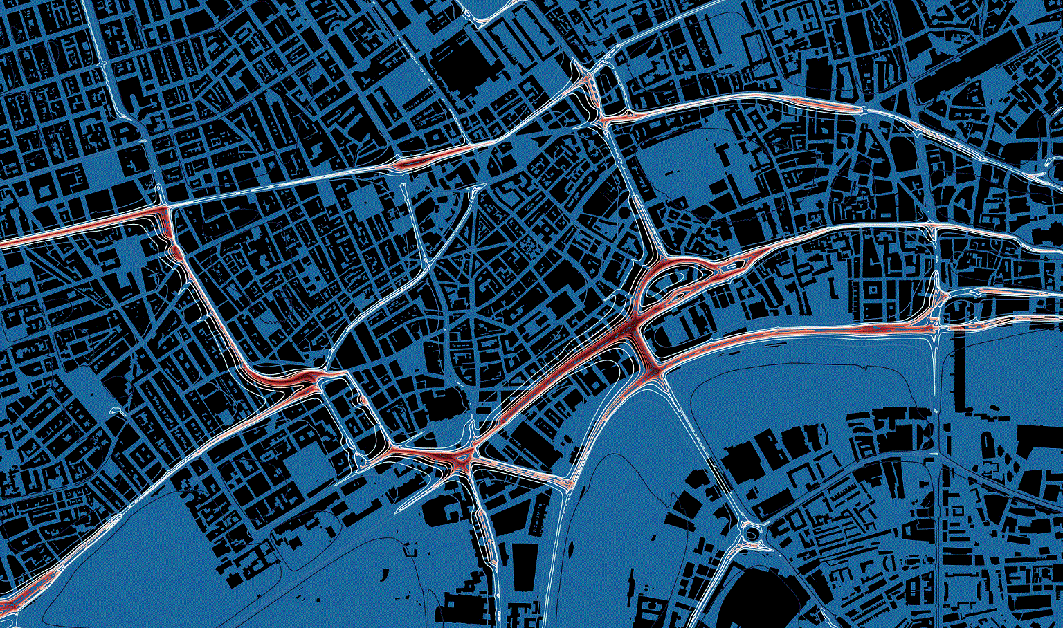 Map Contours Building Footprints 2
