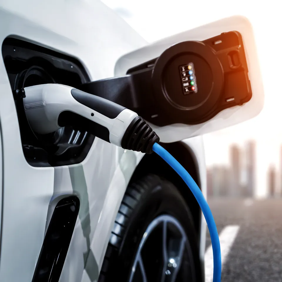 Electric Car Close Up
