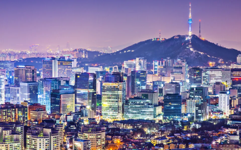 View Of South Korea Skyline