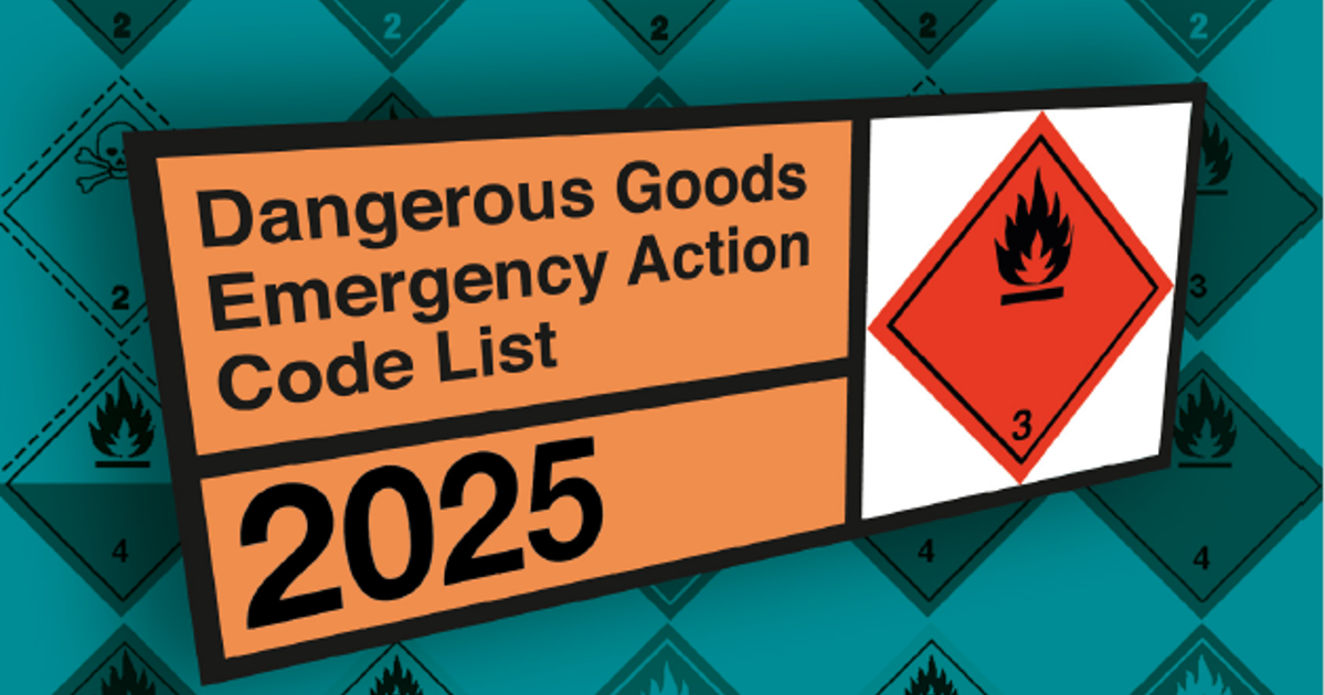 Dangerous Goods Emergency Action Code List 2025