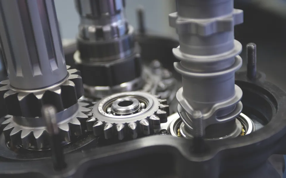 Close Up Transmission Precision Manufacturing