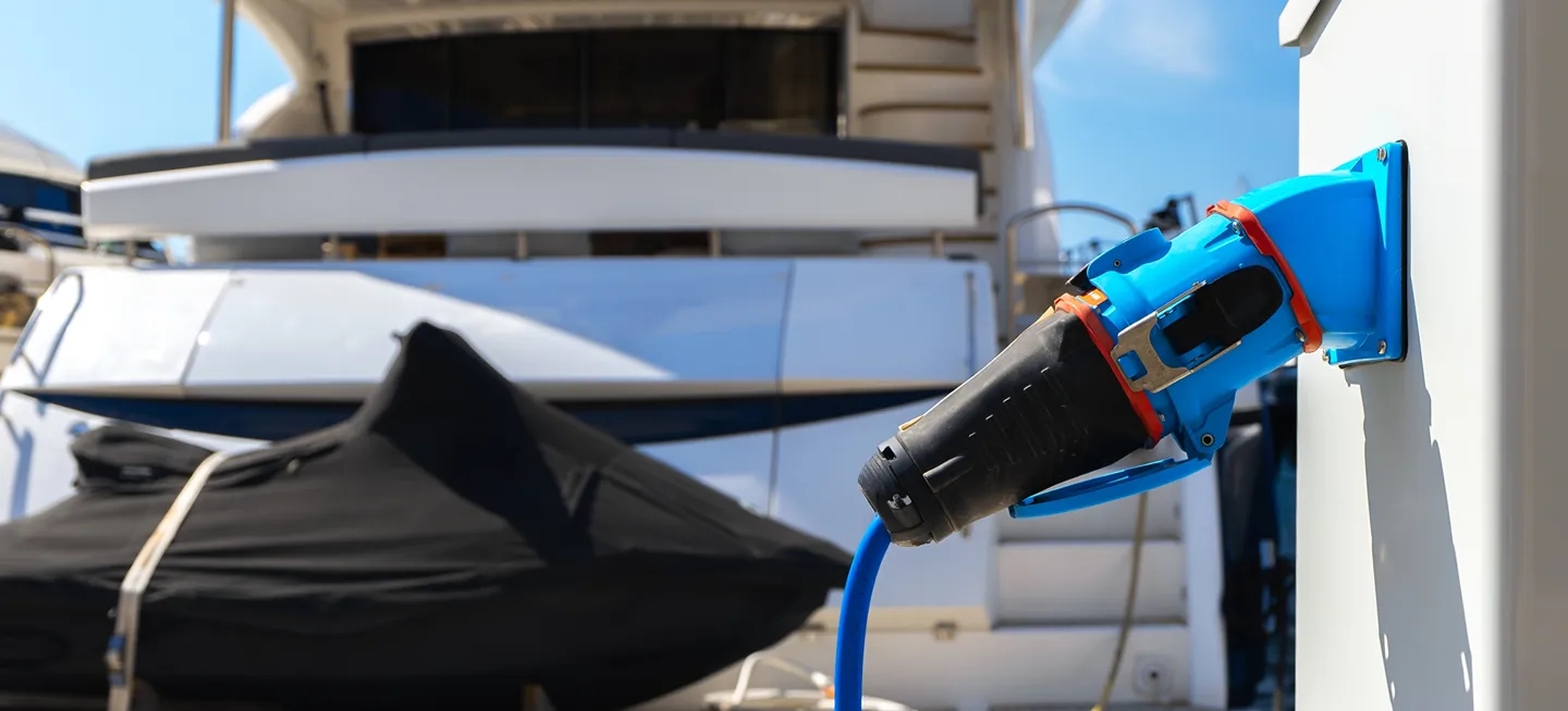 Electric Charging Of Boat