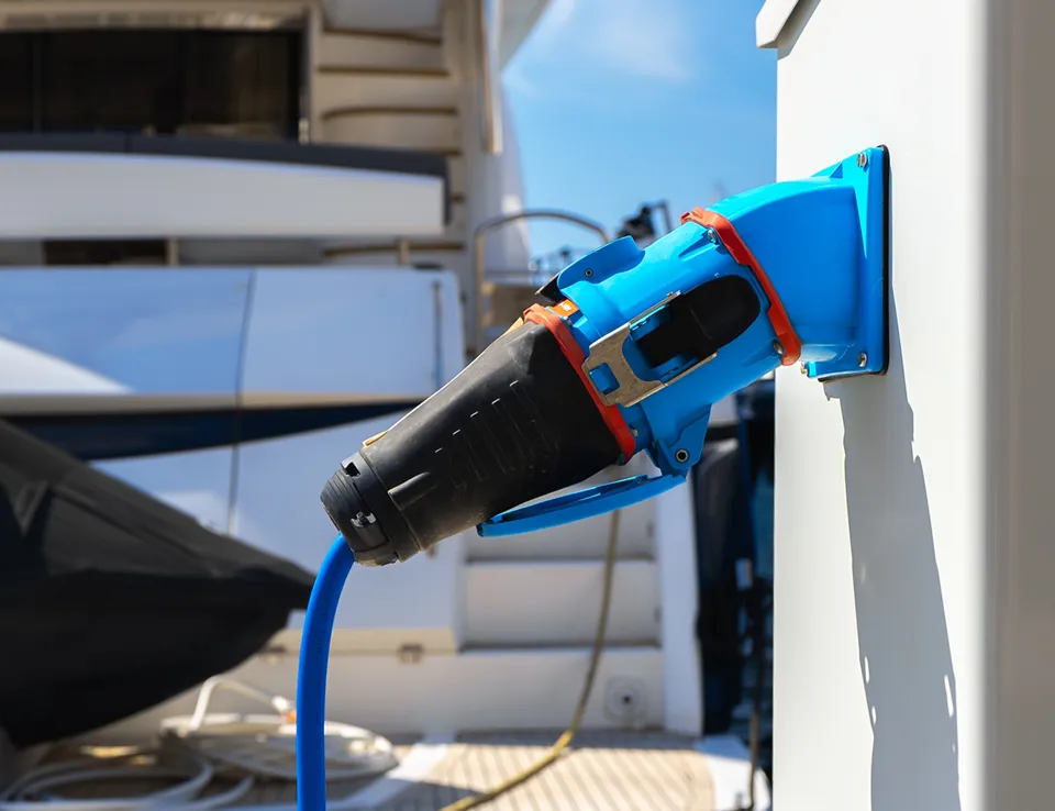 Electric Charging Of Boat