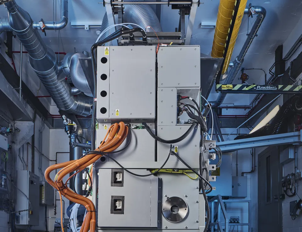 Fuel Cell in test chamber 1