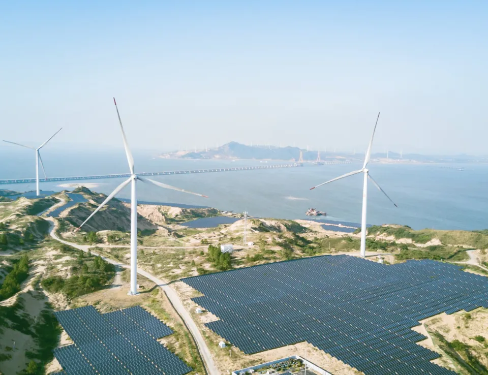 Solar And Wind Turbines