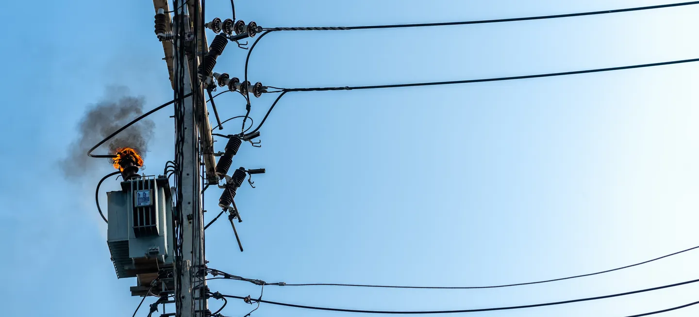 Electricity Power Lines Hot 1148487635