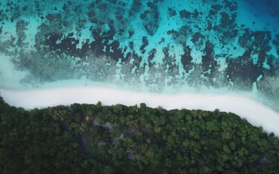 Aerial Photo Of Coast Beach And Sea 600X338