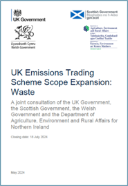 UK Emissions trading Scheme Scope expansion: waste